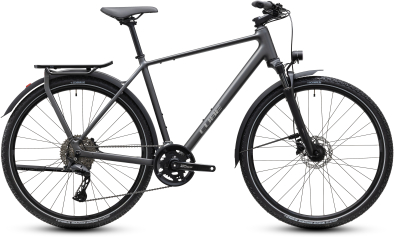 Cube Kathmandu Pro slabgrey´n´chrome 28 2027 Onroad Trekking Kerékpár - szürke
