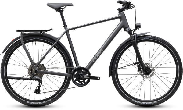 Cube Kathmandu Pro slabgrey´n´chrome 28" 2027 Onroad Trekking Kerékpár - szürke