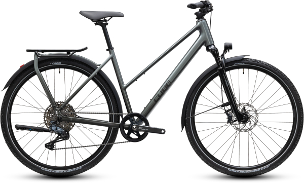 Cube Kathmandu SLT flashgrey´n´chrome 28" 2027 Onroad Trekking Trapeze Kerékpár - szürke