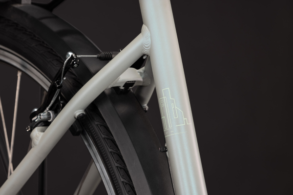 Cube Town ONE frostyleaves´n´blue 28" 2027 Onroad Trekking Easy Entry Kerékpár - szürke