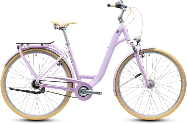 Cube Aruba cottoncandy´n´creme 28" 2027 Onroad Trekking Easy Entry Kerékpár - lila