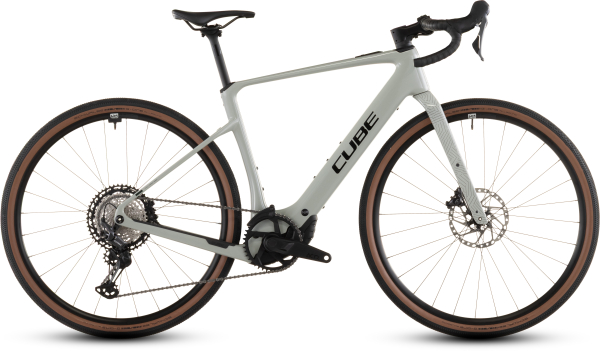 Cube Nuroad Hybrid C:62 Race 400X Elektromos Gravel Kerékpár - reedbeige´n´black - szürke