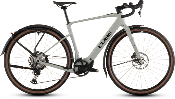 Cube Nuroad Hybrid C:62 Race 400X FE Elektromos Gravel Kerékpár - reedbeige´n´black - szürke