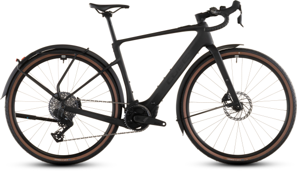Cube Nuroad Hybrid C:62 EXC 400X FE Elektromos Gravel Kerékpár - blackline - fekete