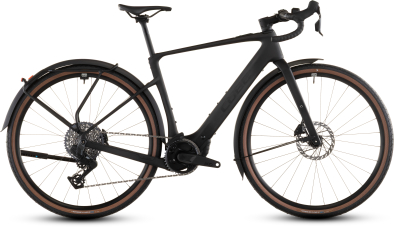 Cube Nuroad Hybrid C:62 EXC 400X FE Elektromos Gravel Kerékpár - blackline - fekete