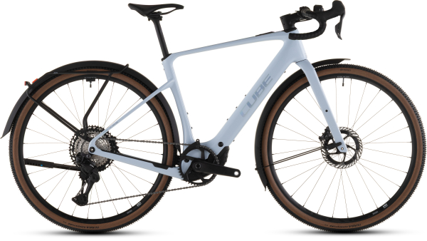 Cube Nuroad Hybrid C:62 SLX 400X FE Elektromos Gravel Kerékpár - iceblue´n´prism - kék