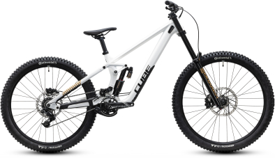 Cube TWO15 Race powdergold´n´black 29/27,5 coll Fully Mountain Bike Kerékpár - fehér