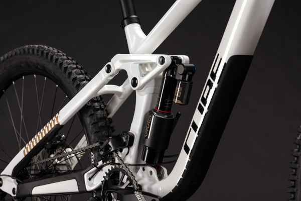 Cube TWO15 Race powdergold´n´black 29/27,5 coll Fully Mountain Bike Kerékpár - fehér