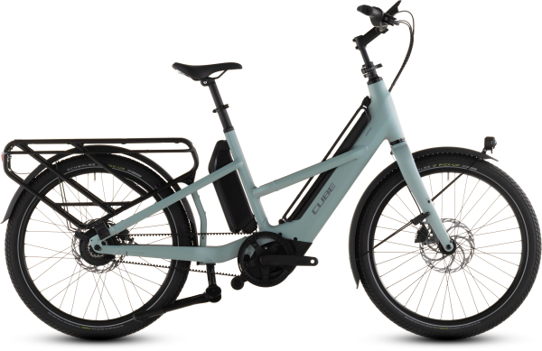 Cube Longtail Hybrid Comfort 800 Elektromos Cargo Teherszállító Kerékpár - haze´n´reflex - barna