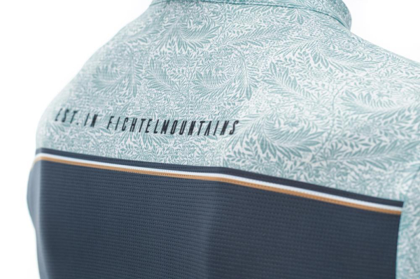 Cube Blackline CMPT S/S Rövidujjú Férfi Kerékpáros Mez Szürke-Kék - szürke