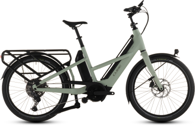 Cube Longtail Hybrid 800 Elektromos Cargo Teherszállító Kerékpár - pea´n´reflex - zöld