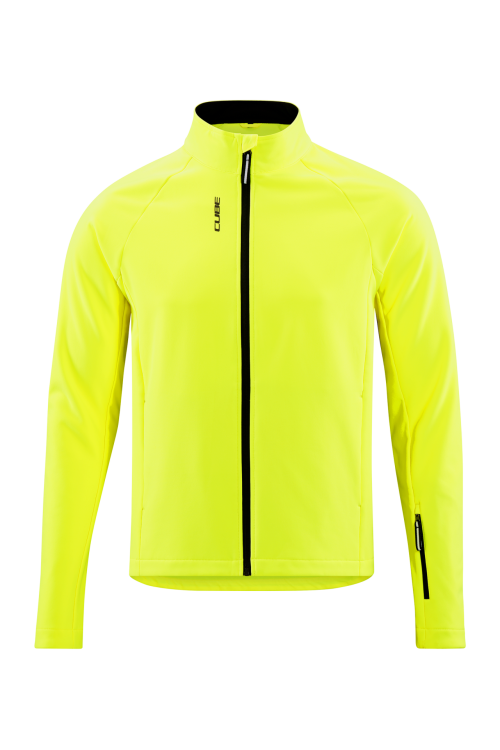 Cube ATX CMPT Softshell Safety Kerékpáros Széldzseki - sárga