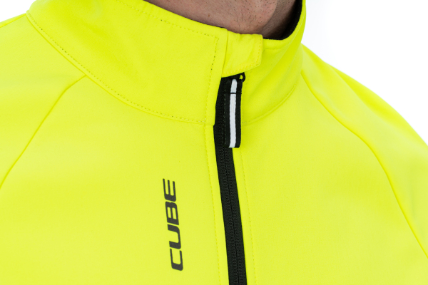 Cube ATX CMPT Softshell Safety Kerékpáros Széldzseki - sárga