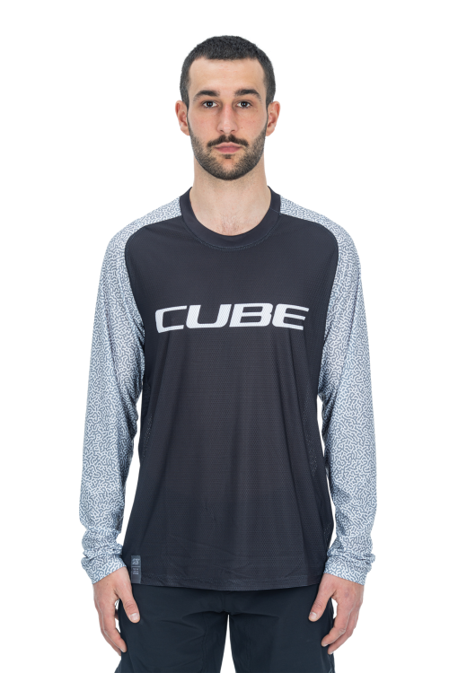 Cube Vertex Hosszúujjú Kerékpáros Mez - fekete