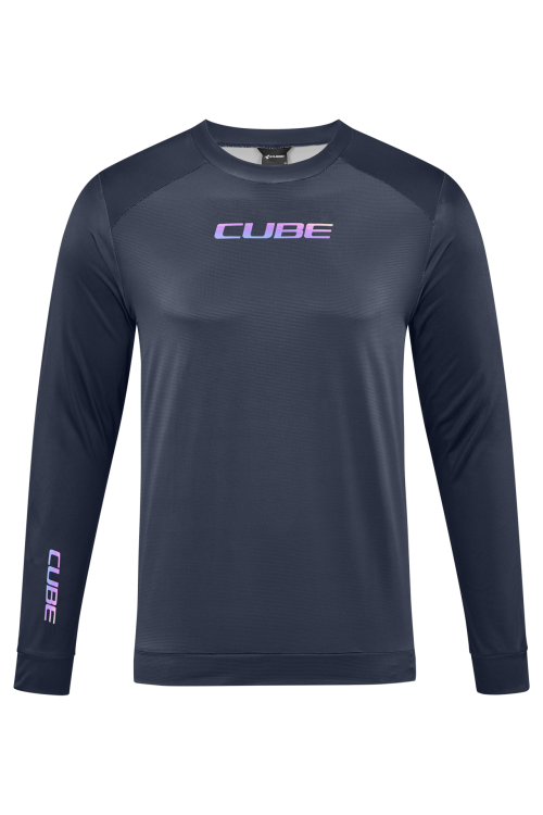 Cube ATX Hosszúujjú Kerékpáros Mez - fekete