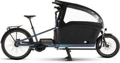 Cube Cargo Hybrid Comfort Pro Family 800 smaragdgrey´n´reflex 26/20 2027 Elektromos Light Hardtail MTB Kerékpár - kék