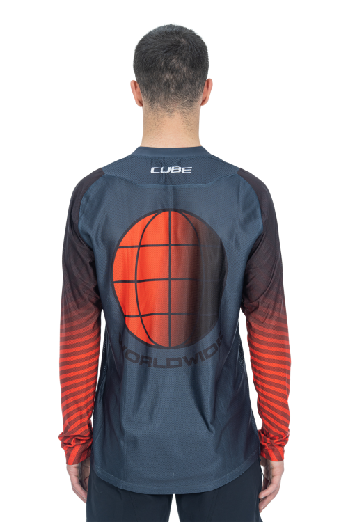 Cube Vertex Hosszúujjú Kerékpáros Mez - szürke