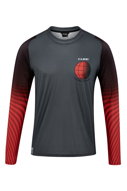 Cube Vertex Hosszúujjú Kerékpáros Mez - szürke