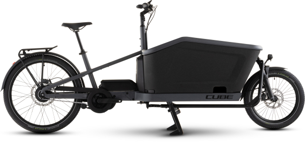 Cube Cargo Hybrid Comfort SLX 800 Elektromos Cargo Teherszállító Kerékpár - stonegrit´n´black - szürke