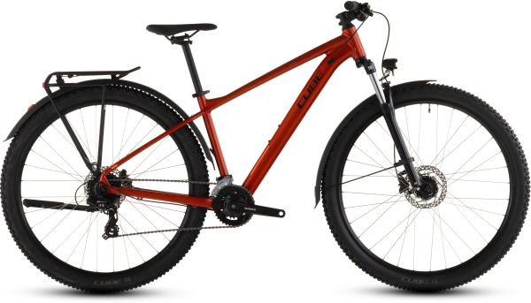 Cube Aim ONE FE 27,5" Hardtail MTB Kerékpár - sundowner´n´black - piros