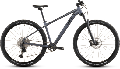 Cube Reaction SLX 29 Hardtail MTB Kerékpár - metalicgrey´n´black - szürke