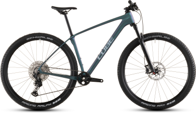 Cube Reaction C:62 Pro 29 Hardtail MTB Kerékpár - polarlight´n´black - kék