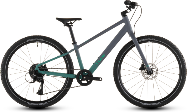 Cube Numove 240 Disc lavagrey´n´coolgreen 24" 2027 Gyerek Kerékpár - szürke