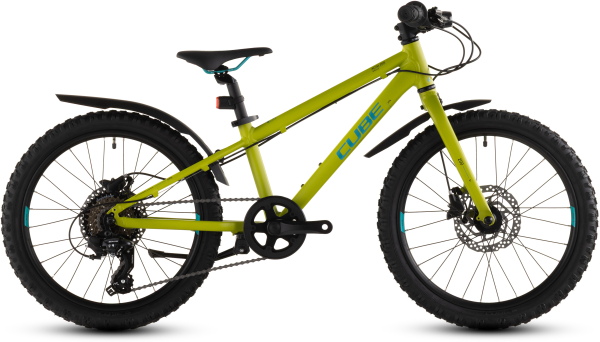 Cube Acid 200 Disc FE lizard´n´blue 20" 2027 Gyerek Kerékpár - zöld