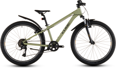 Cube Acid Disc FE 24 Gyerek Kerékpár - lightolive´n´orange - zöld