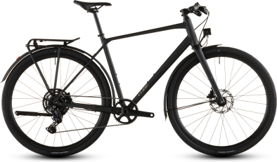 Cube Nulane Pro FE Fittness Kerékpár - grey´n´chrome - fekete