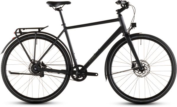 Cube Nulane Comfort EXC FE Fittness Kerékpár - grey´n´chrome - fekete