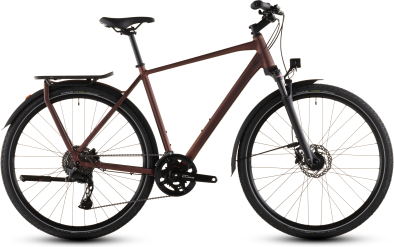 Cube Kathmandu Pro Onroad Trekking Kerékpár - sunglow´n´prizm - piros