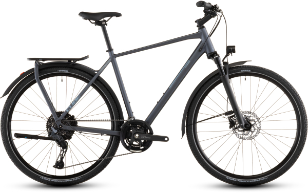 Cube Kathmandu EXC Onroad Trekking Kerékpár - metallicgrey´n´chrome - szürke