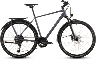Cube Kathmandu EXC Onroad Trekking Kerékpár - metallicgrey´n´chrome - szürke