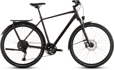 Cube Kathmandu SLX Onroad Trekking Kerékpár - solareclipse´n´gold - fekete