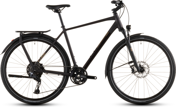 Cube Kathmandu SLX Onroad Trekking Kerékpár - solareclipse´n´gold - fekete