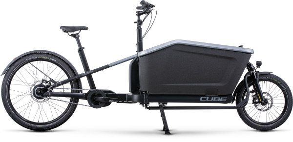 Cube Cargo Dual Hybrid 1000 Wh Teherszállító Elektromos Kerékpár - flashgrey´n´black - szürke