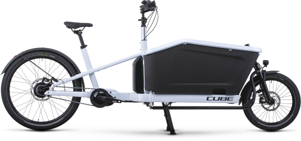 Cube Cargo Dual Hybrid 1000 Wh Teherszállító Elektromos Kerékpár - flashwhite´n´black - fehér