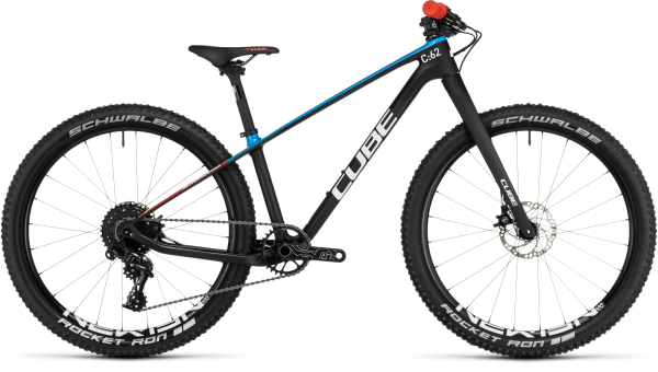 Cube Elite C:62 Carbon SLX 24" Gyerek Kerékpár - carbon´n´blue´n´red - fekete