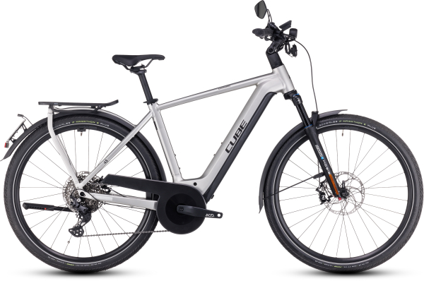 Cube Kathmandu Hybrid 45 750 Elektromos Városi Kerékpár - grey´n´reflex - szürke