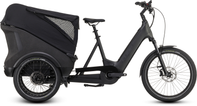 Cube Trike Cargo Hybrid 1500 Elektromos Cargo Teherszállító Kerékpár - grey´n´reflex - fekete