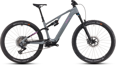 Cube AMS Hybrid ONE44 C:68X Carbon TM 400X 29 400 Wh Könnyű Elektromos Fully MTB Kerékpár - swampgrey´n´purplereflex - szürke