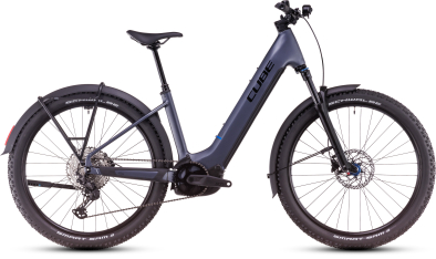 Cube Reaction Hybrid Pro Allroad 800 Wh 27,5 Easy Entry Női Elektromos MTB Kerékpár - metallicgrey´n´black - szürke