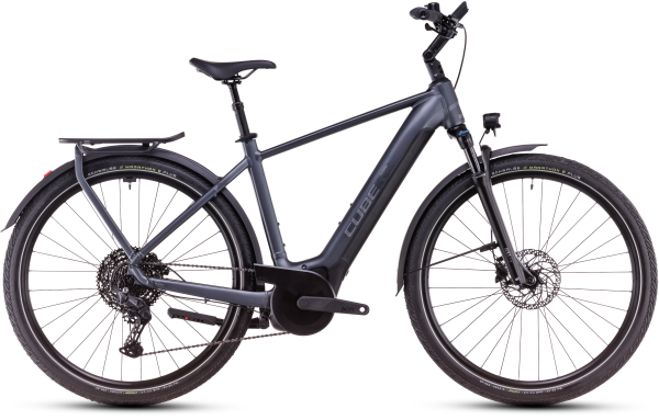 Cube Touring Hybrid Pro 625 Wh 28" Elektromos Trekking Kerékpár - metallicgrey´n´chrome - szürke