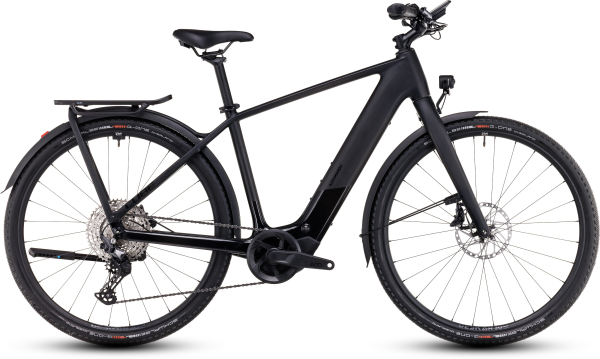 Cube Kathmandu Hybrid C:62 SLX 400X Carbon Könnyű Elektromos Trekking Kerékpár - carbon´n´black - fekete