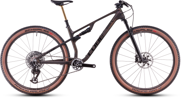 Cube AMS ZERO99 C:68X SLT 29" Carbon Fully MTB Kerékpár - liquidlava´n´black - barna