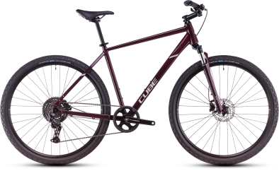 Cube Nature ONE Offroad Cross Trekking Kerékpár - amarone´n´lunar - lila
