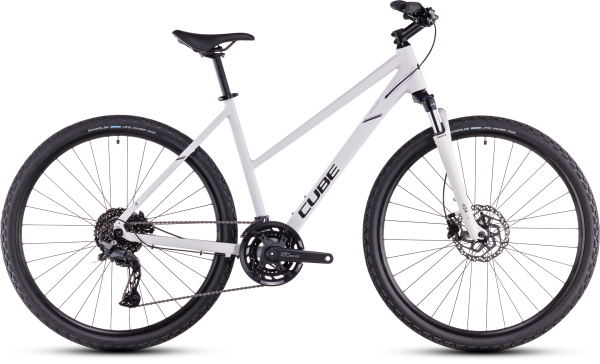 Cube Nature Pro Trapeze Offroad Cross Trekking Kerékpár - cotton´n´grey - szürke