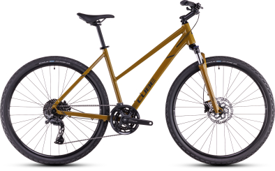 Cube Nature Pro Trapeze Offroad Cross Trekking Kerékpár - willowgreen´n´black - zöld