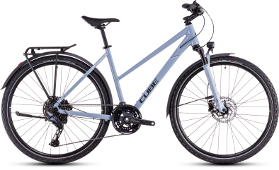 Cube Nature EXC Trapeze Offroad Cross Trekking Kerékpár - pigeonblue´n´black - kék